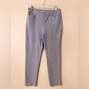 Chico's Blue Stretch Ponte Leggings